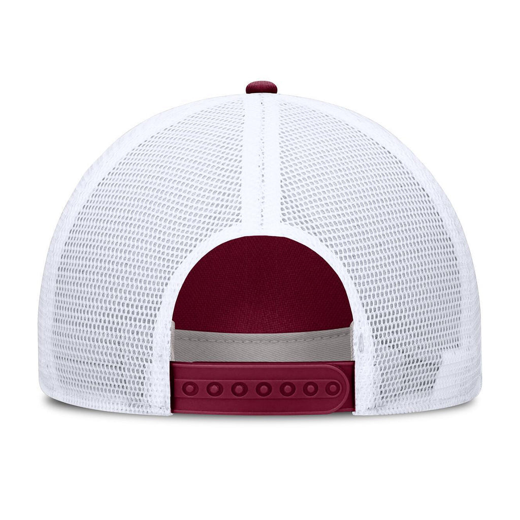 Nike Men's Seminole Logo/Florida State Rise Primettme Structured Adjustable Trucker - Garnet/White