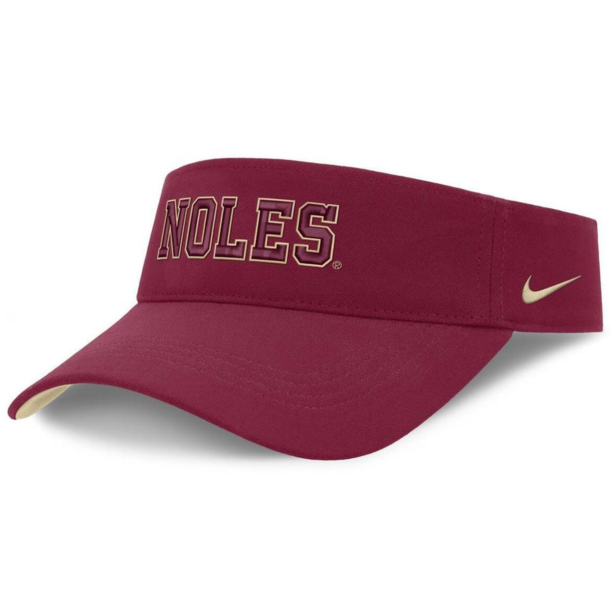 Nike Men's Noles Dri-fit Ace Primetime Visor - Garnet