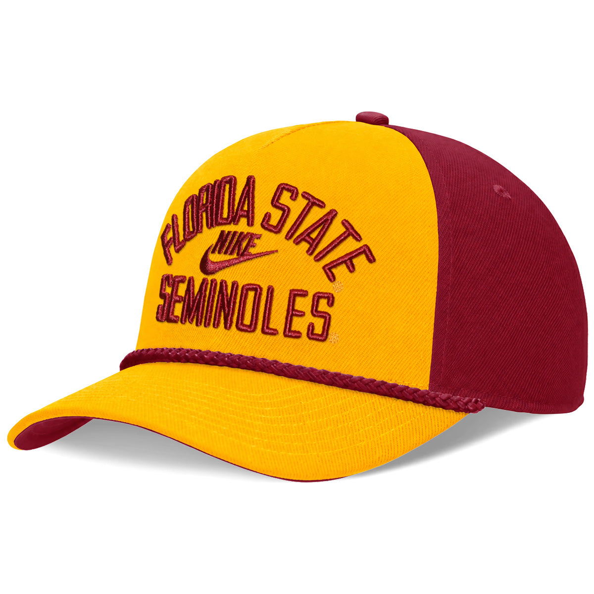 Nike Men's Vault Florida State Seminoles Rise Legacy Structured Hat - Crimson/Gold