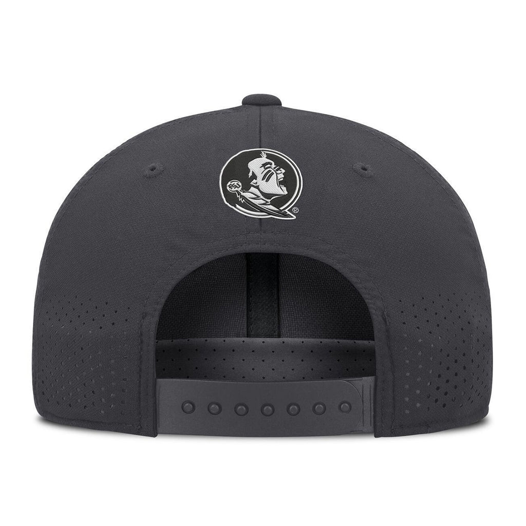 Nike Men's Noles Rise Performance Structured Adjustable Hat - Charcoal