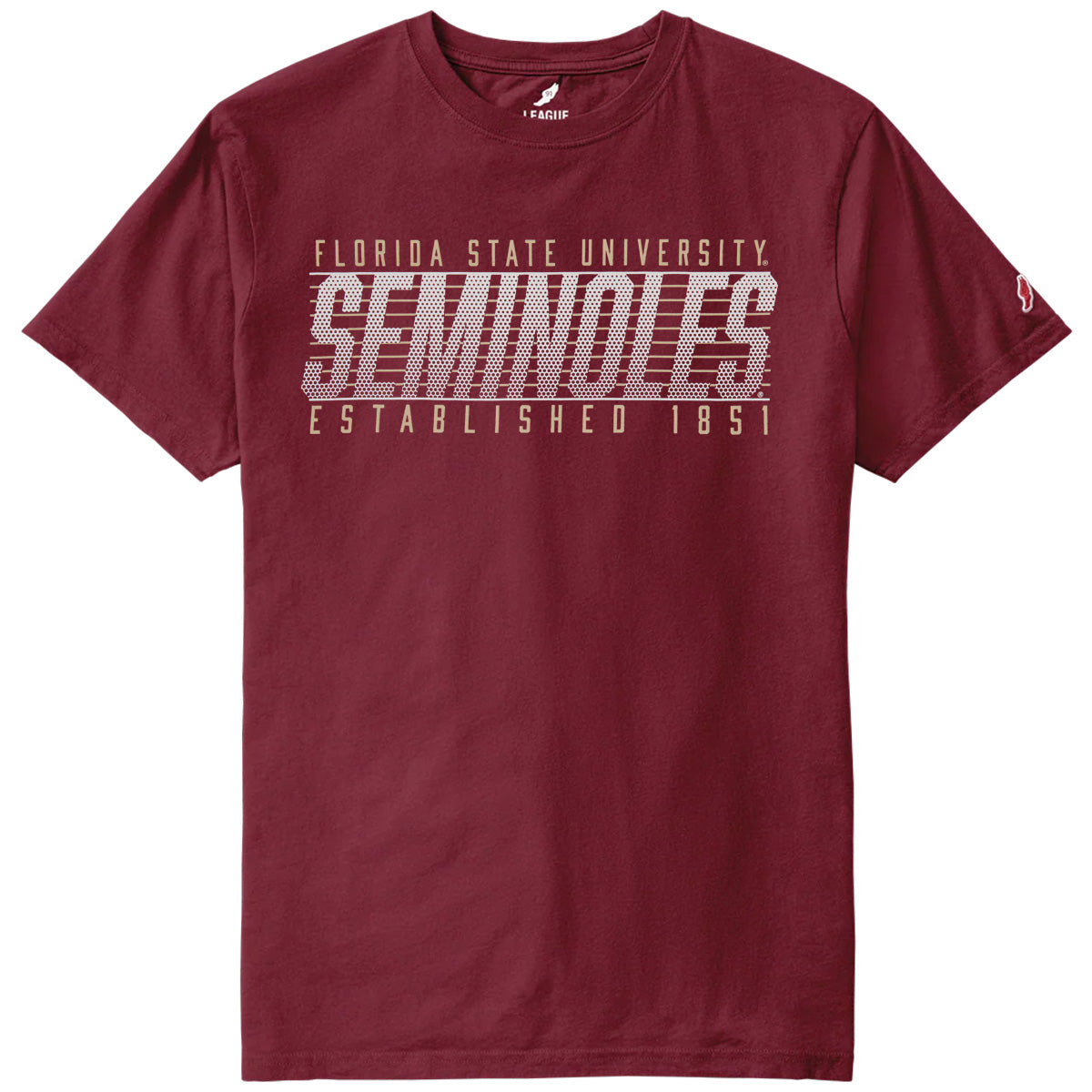 League Men's Florida State University Seminoles Short Sleeve T-shirt - Garnet