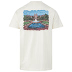 MV Sport Men's Watercolor Westcott Design Short Sleeve T-shirt - Vintage White