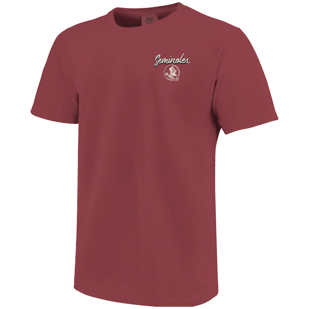 Image One Comfort Colors Meet Me at Doak Design Short Sleeve T-shirt - Brick