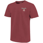 Image One Comfort Colors Meet Me at Doak Design Short Sleeve T-shirt - Brick