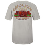 Uscape Men's Florida State Seminoles Doak Campbell Design Short Sleeve T-shirt - Silver