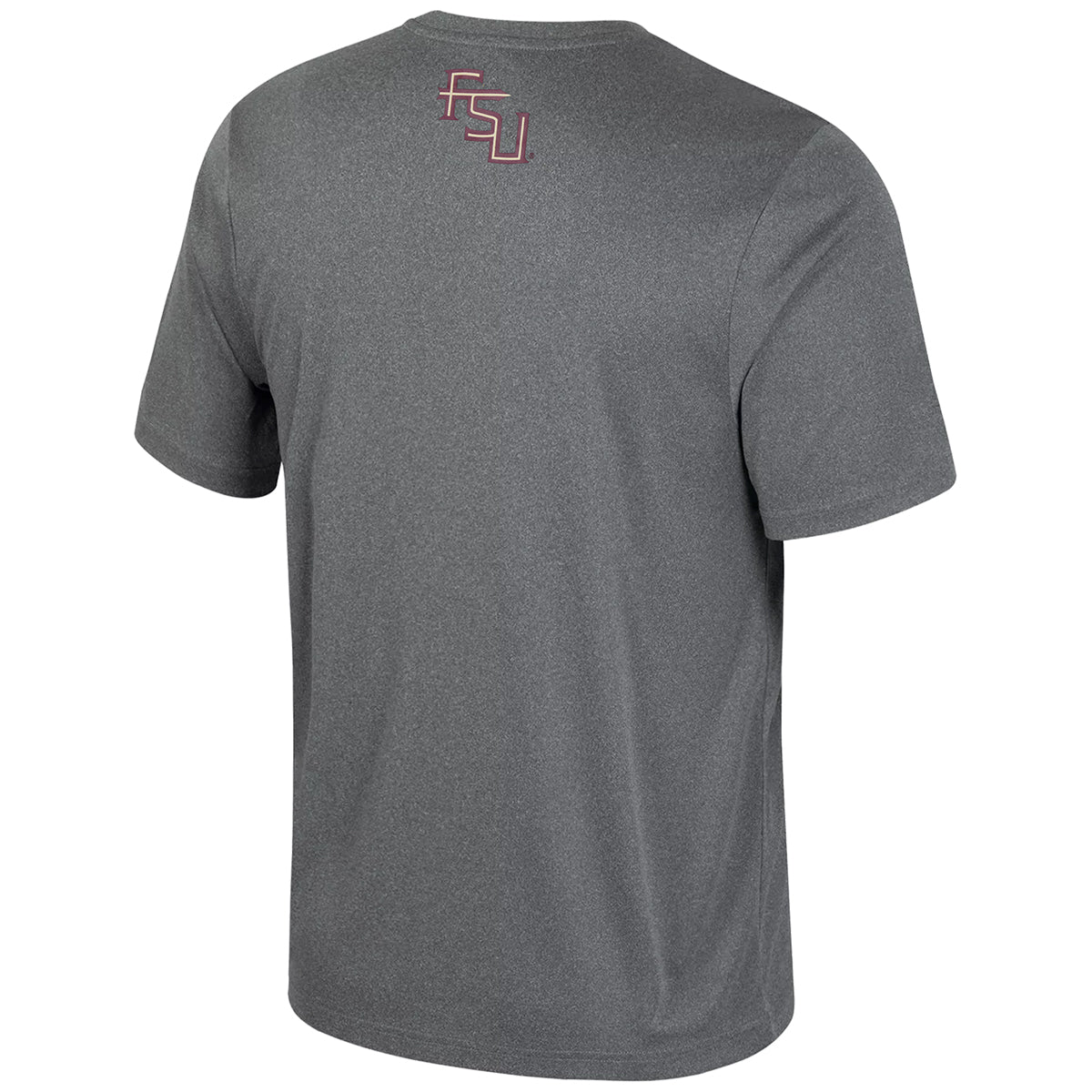 Colosseum Men's Florida State Seminoles Spear Short Sleeve Performance T-shirt - Heather Charcoal