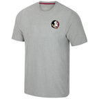 Colosseum Men's Seminole Logo Short Sleeve T-shirt - Grey