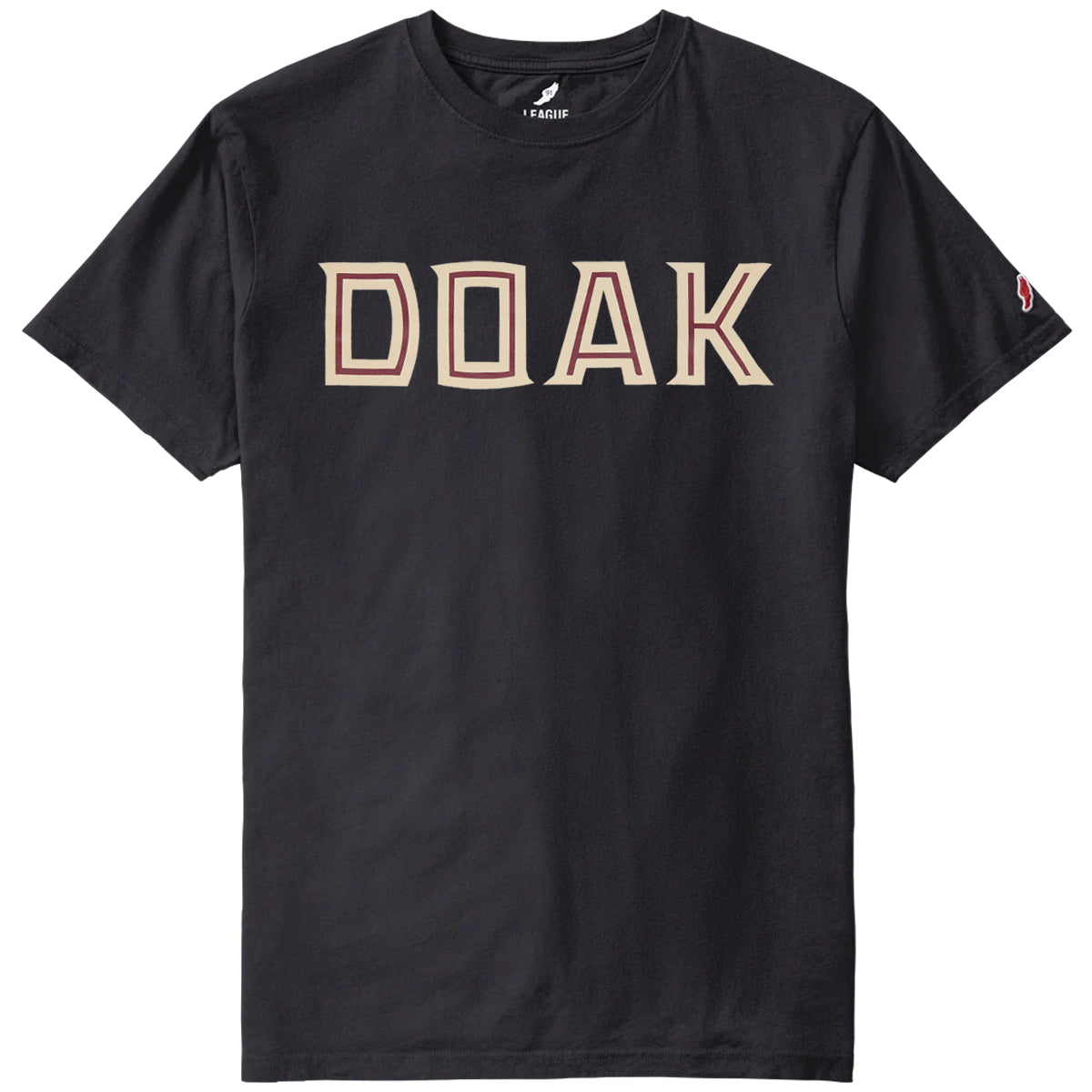 League Men's Doak Short Sleeve T-shirt - Vintage Black