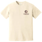 Flogrown Men's Florida State Seminoles Osceola/Renegade Design Short Sleeve T-shirt - Ivory