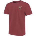 Image One Comfort Colors Westcott Building/Florida State University Alumni Design Short Sleeve T-shirt - Brick