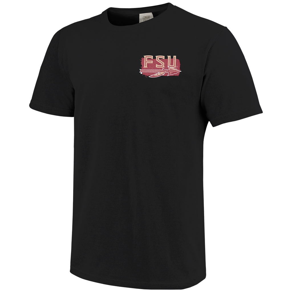 Image One Comfort Colors Fear the Spear Design Short Sleeve T-shirt - Black