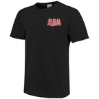 Image One Comfort Colors Fear the Spear Design Short Sleeve T-shirt - Black