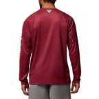 Columbia Men's Seminole Logo Terminal Tackle Long Sleeve T-shirt - Garnet