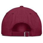 Nike Men's Seminole Logo/Florida State Seminoles Rubberized Patch Adjustable Unstructured Twill Hat - Garnet