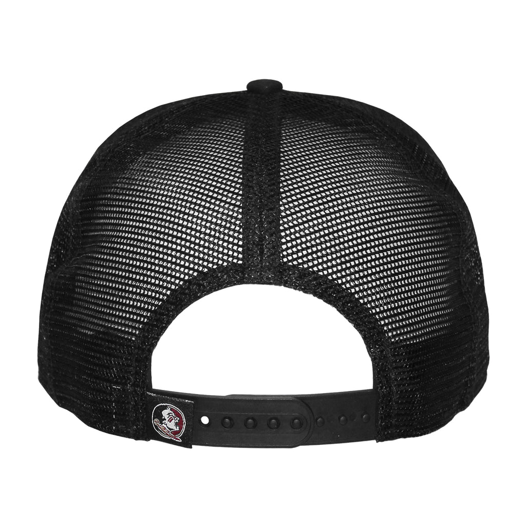 New Era Men's Seminole Logo 950SP Adjustable Trucker Hat - Camo/Black