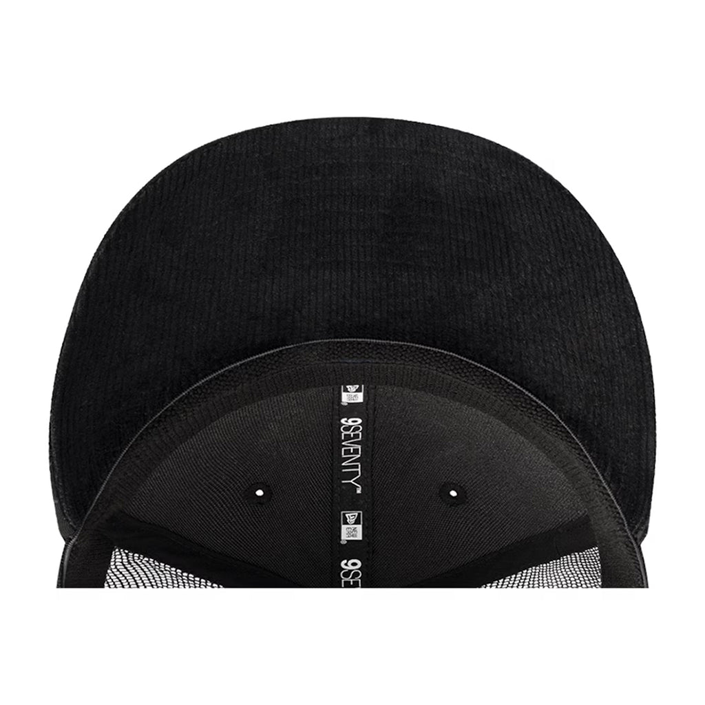 New Era Men's Tonal Seminole Logo Adjustable 970SS Quilted Trucker - Black
