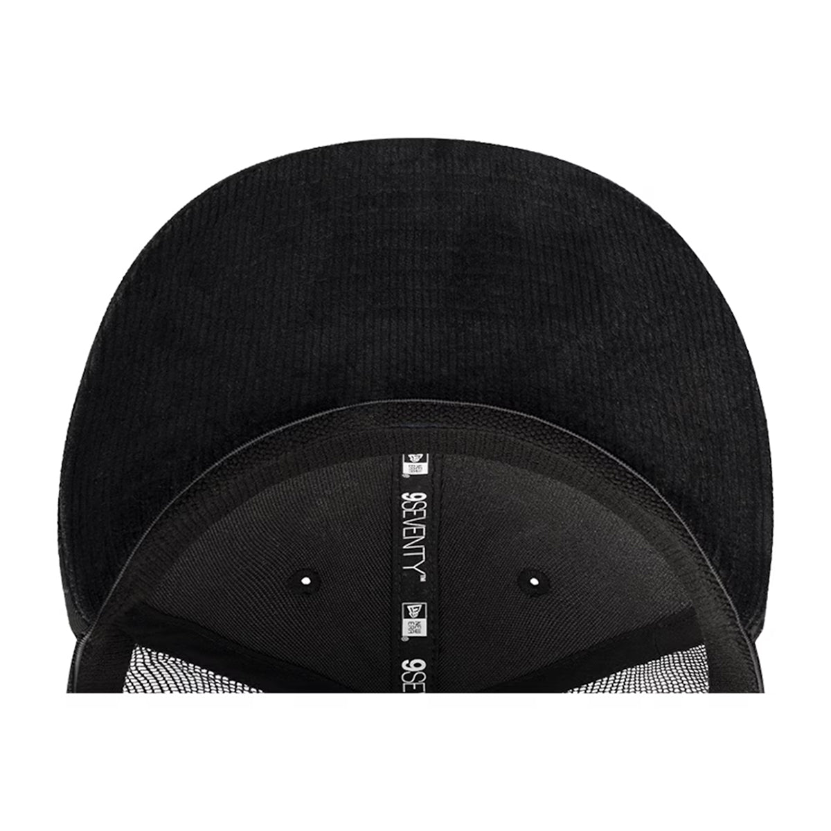 New Era Men's Tonal Seminole Logo Adjustable 970SS Quilted Trucker - Black