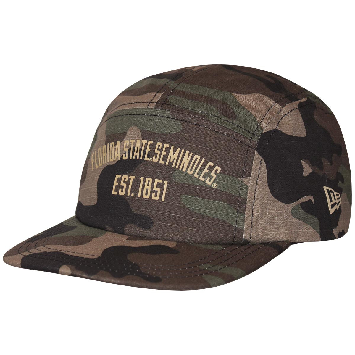 New Era Men's Florida State Seminoles Adjustable Camper Hat - Camo