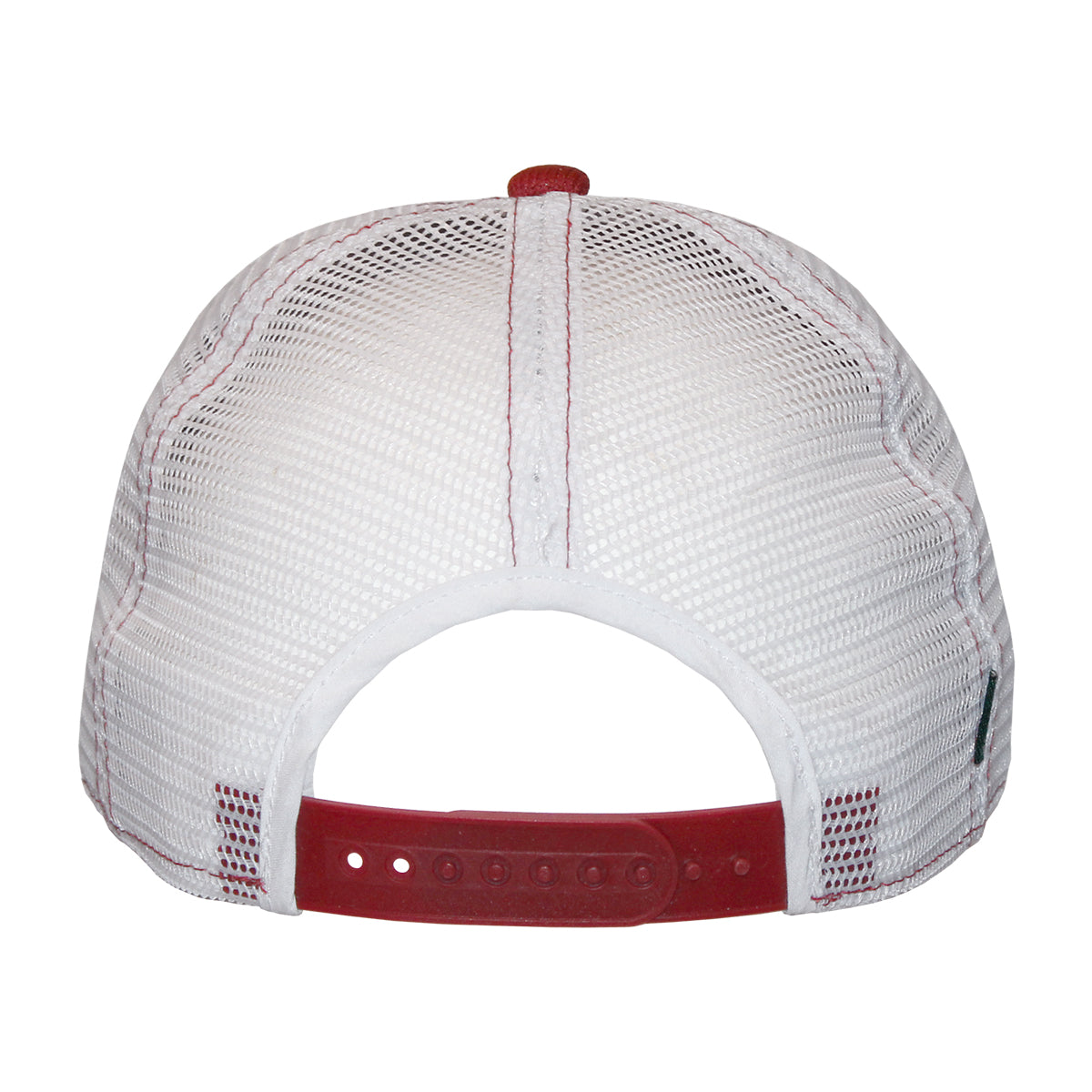 Legacy Men's Vault Seminole Logo/Florida State Seminoles Design Adjustable Throwback Trucker Hat - Cardinal/White
