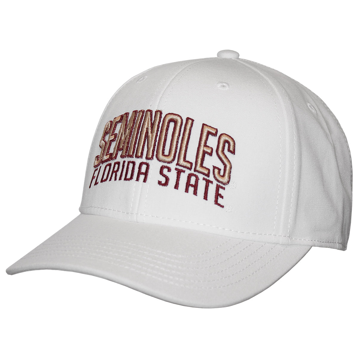 Legacy Men's Seminoles/Florida State Adjustable Mid-Profile Snapback Hat - White