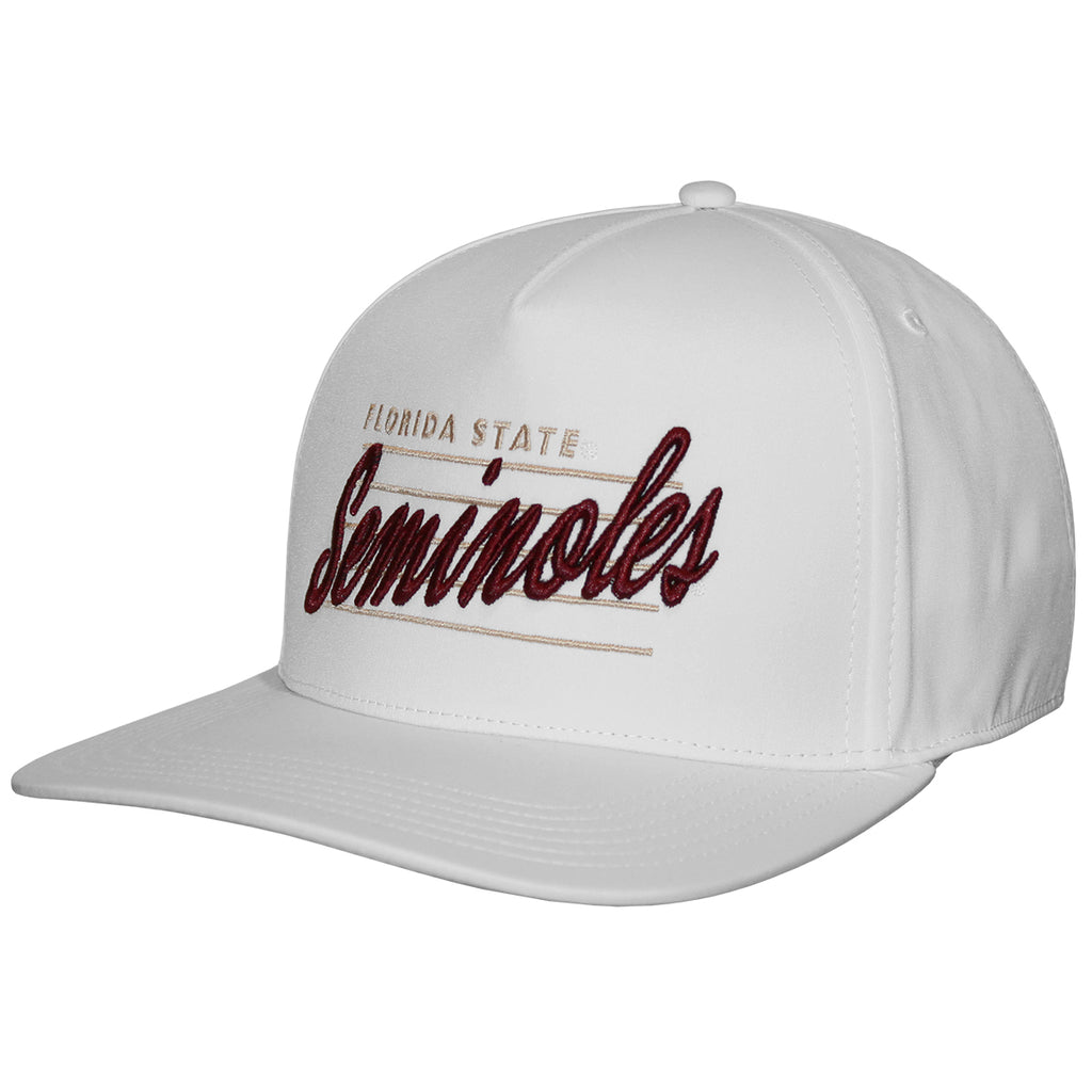 Legacy Men's Florida State Seminoles Adjustable High Crown Hat - White