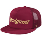 Homefield Men's Dadgum! Adjustable Foam Front Trucker - Garnet