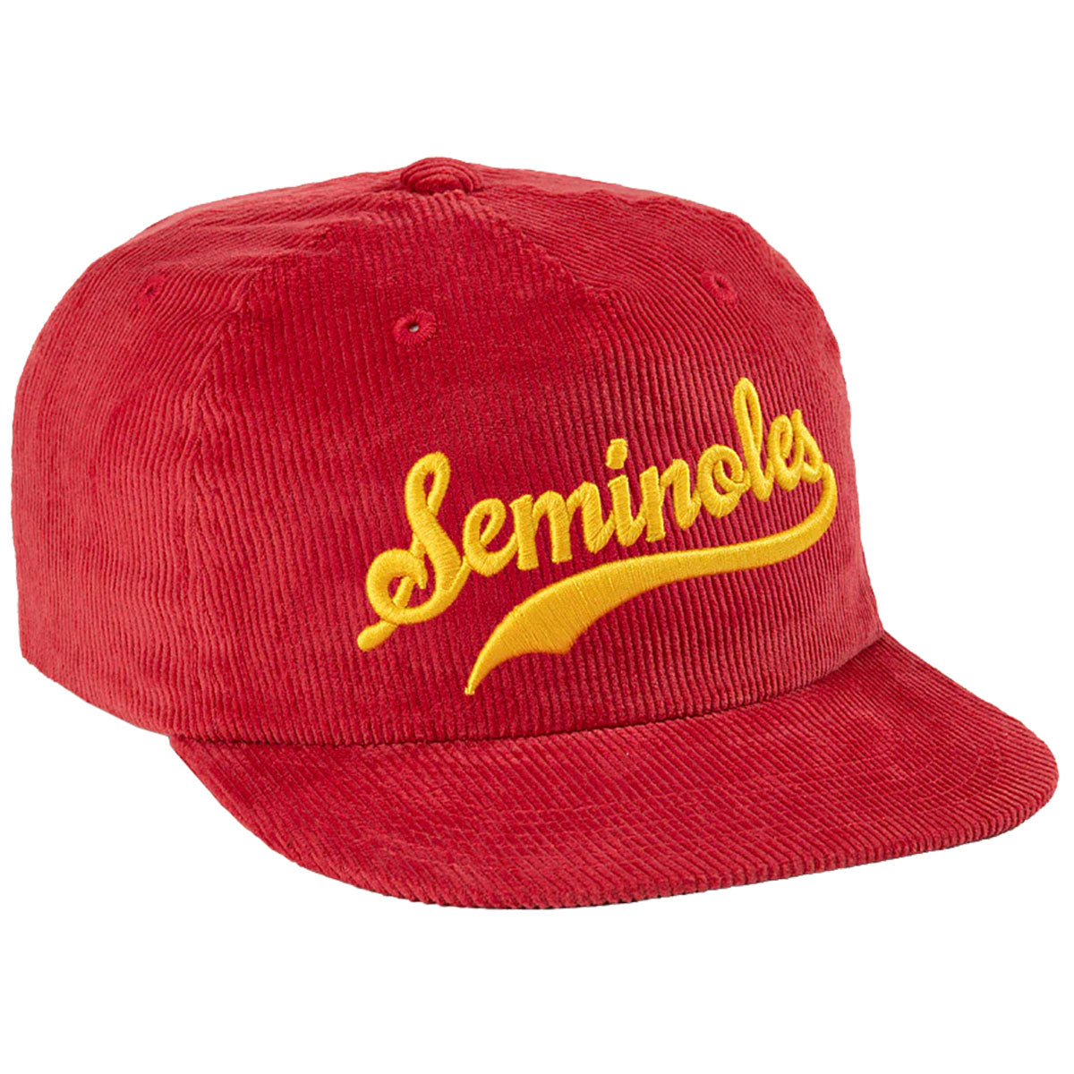 Homefield Men's Vault Seminoles Adjustable Corduroy Hat - Crimson
