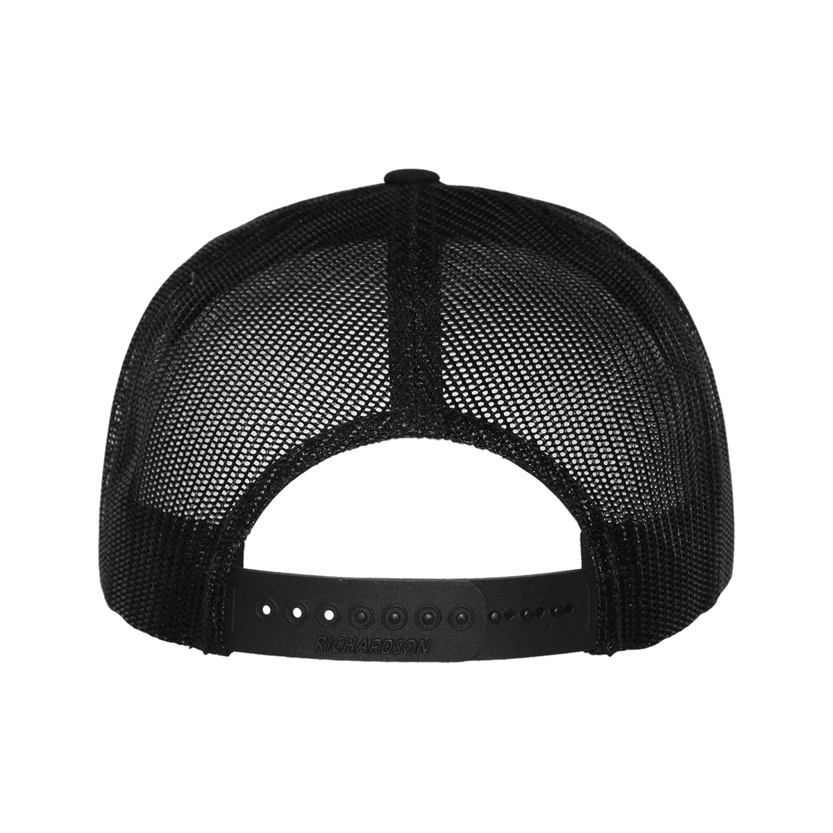 Uscape Richardson Men's Stacked FSU Leather Design Adjustable 112 Trucker - Black
