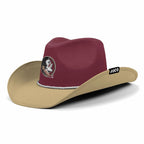 Forever Collectibles Seminole Logo Two-Tone Cowboy Hat - Garnet/Gold