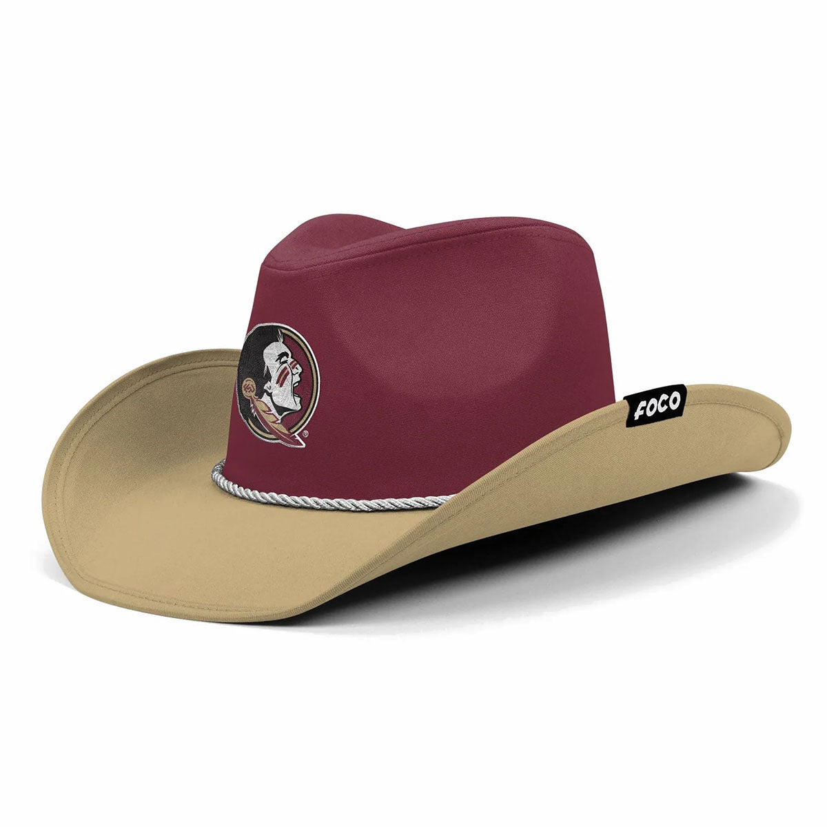 Forever Collectibles Seminole Logo Two-Tone Cowboy Hat - Garnet/Gold