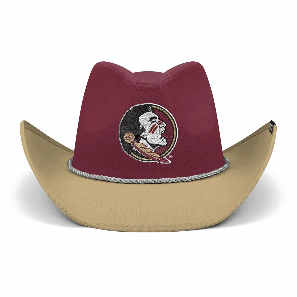 Forever Collectibles Seminole Logo Two-Tone Cowboy Hat - Garnet/Gold