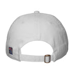 The Game Men's Noles/Florida State University Bar Design Adjustable Garment Washed Hat - White