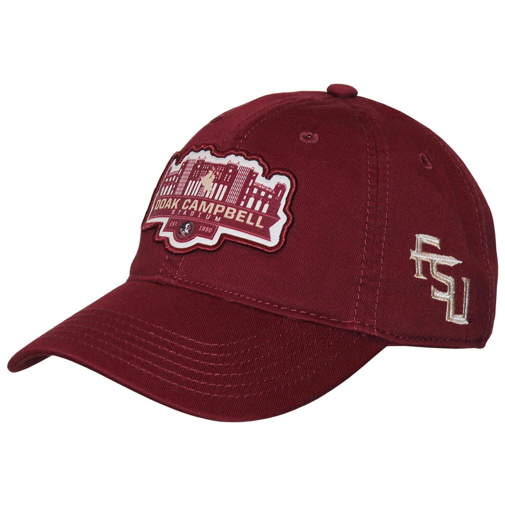 Legacy Men's Doak Campbell Stadium Patch Adjustable Twill Hat - Garnet