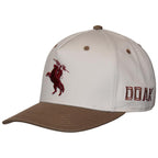 League Men's Unconquered Silhouette Adjustable 5-Panel Hat - Stone/Brown