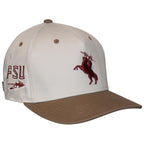 League Men's Unconquered Silhouette Adjustable 5-Panel Hat - Stone/Brown