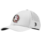 Branded Bills Men's PVC Seminole Logo Adjustable Hat - White