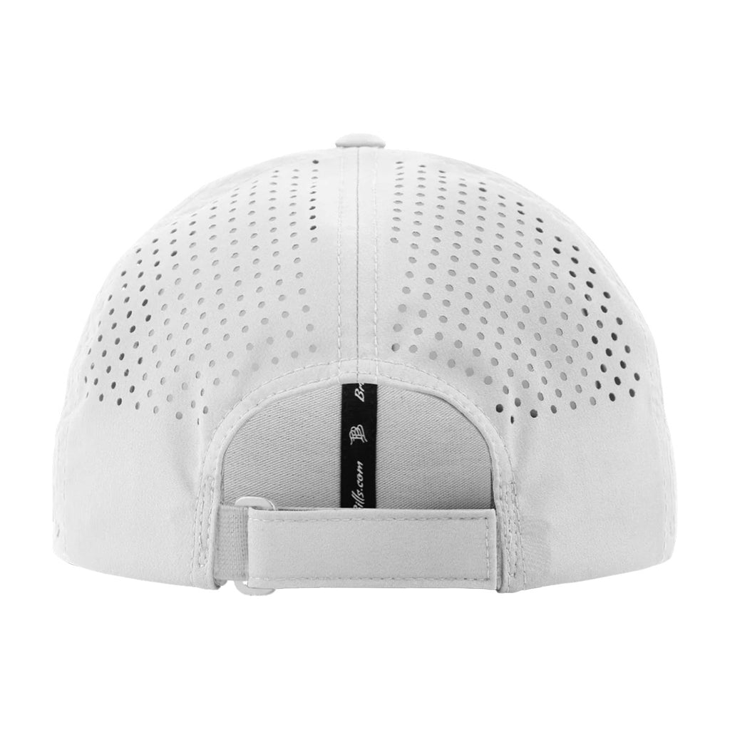 Branded Bills Men's PVC FSU Design Adjustable Hat - White