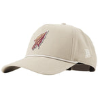 Branded Bills Men's PVC Arrowhead Logo Adjustable Hat - Beige
