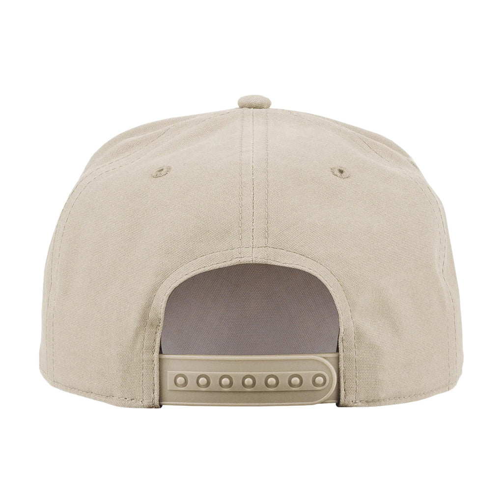 Branded Bills Men's PVC Arrowhead Logo Adjustable Hat - Beige