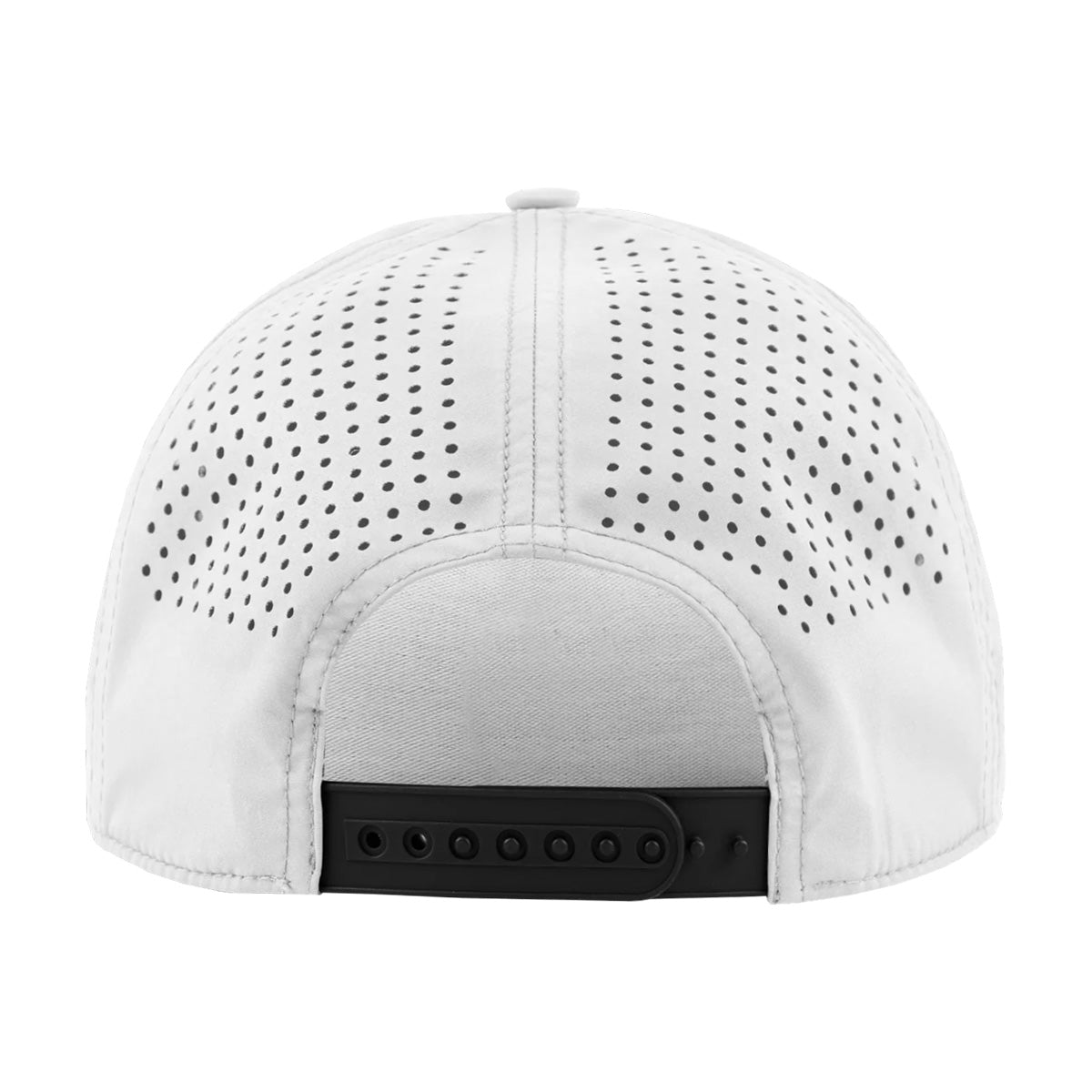 Branded Bills Men's PVC Interlocking FS Logo Adjustable Hat - White