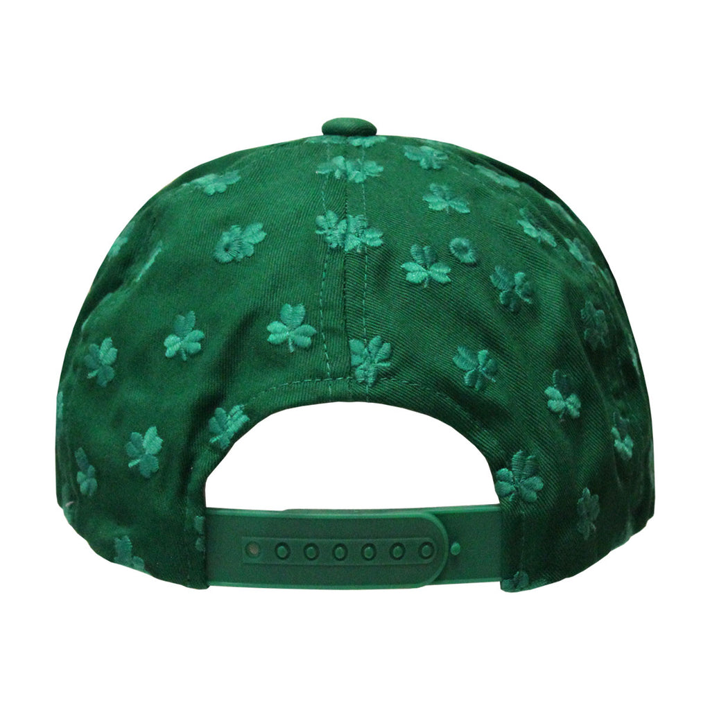 Zephyr Men's Interlocking FS Shamrock Design Adjustable Hat - Kelly Green