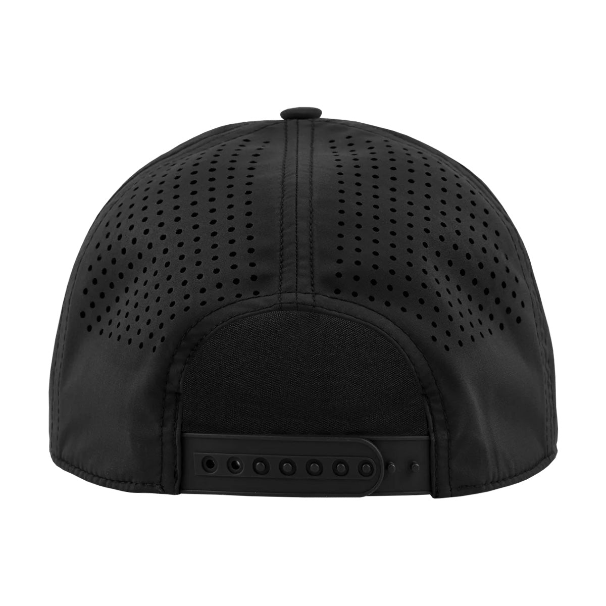 Branded Bills Upside Down Tally Adjustable Curved 5 Panel Rope Hat - Black
