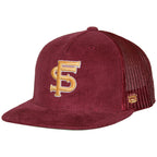 Homefield Men's Vault Interlocking FS Adjustable Corduroy Trucker - Garnet