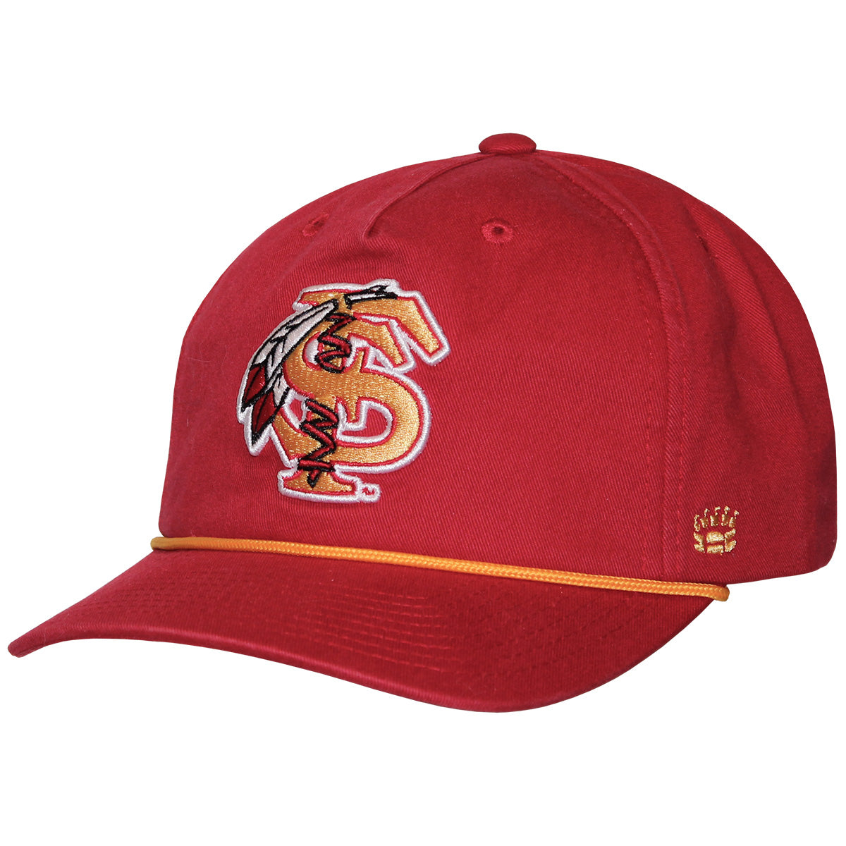 Homefield Men's Vault Interlocking FS Feather Logo Adjustable Rope Hat - Cardinal