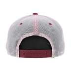 Zephyr Men's Seminole Logo/Seminoles Adjustable Flat Bill Trucker Hat - Garnet/White