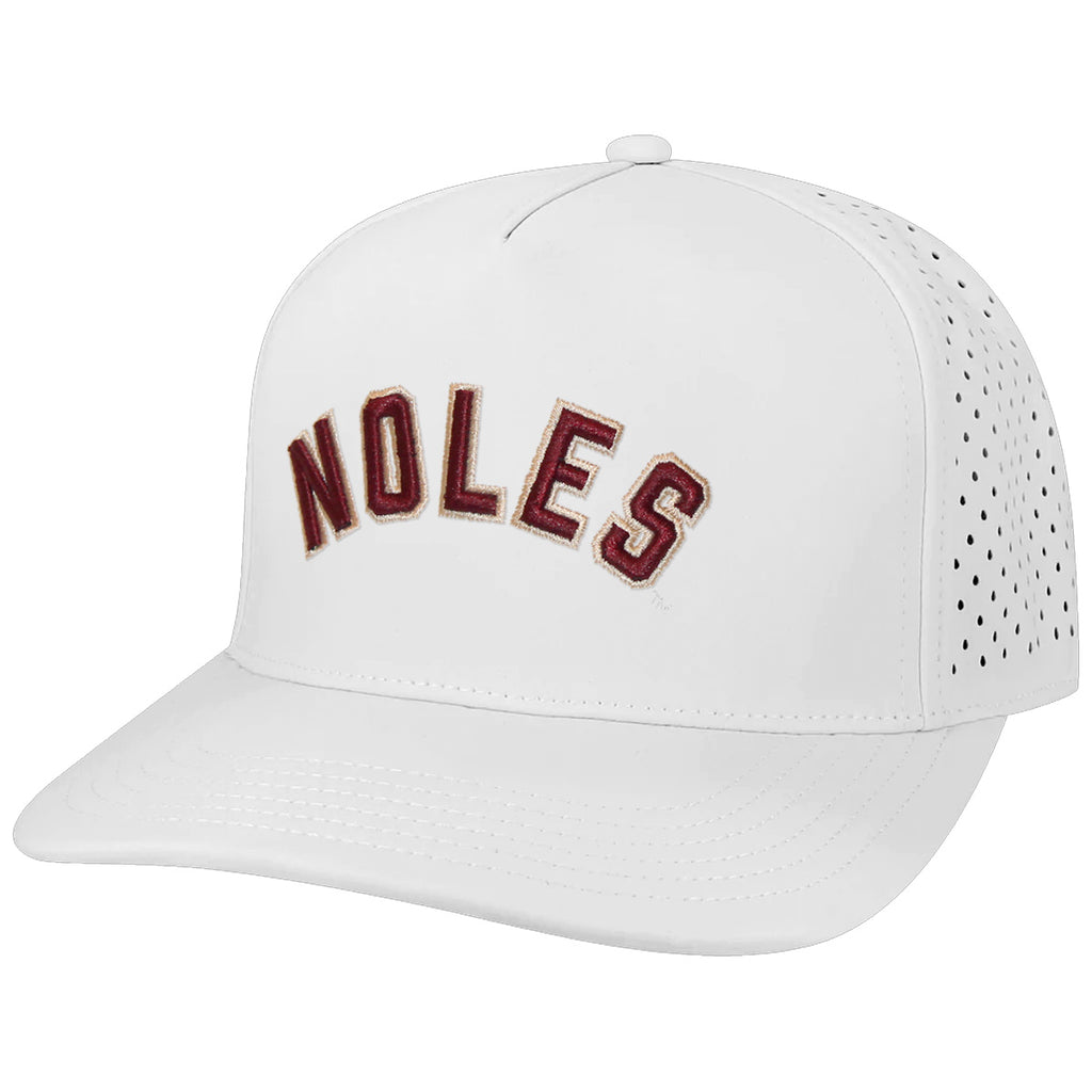Legacy Men's Noles Adjustable 5-Panel Hat - White