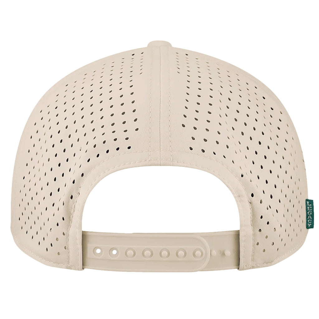 Legacy Men's Upside Down Dadgummit Design Adjustable 5-Panel Hat - Stone