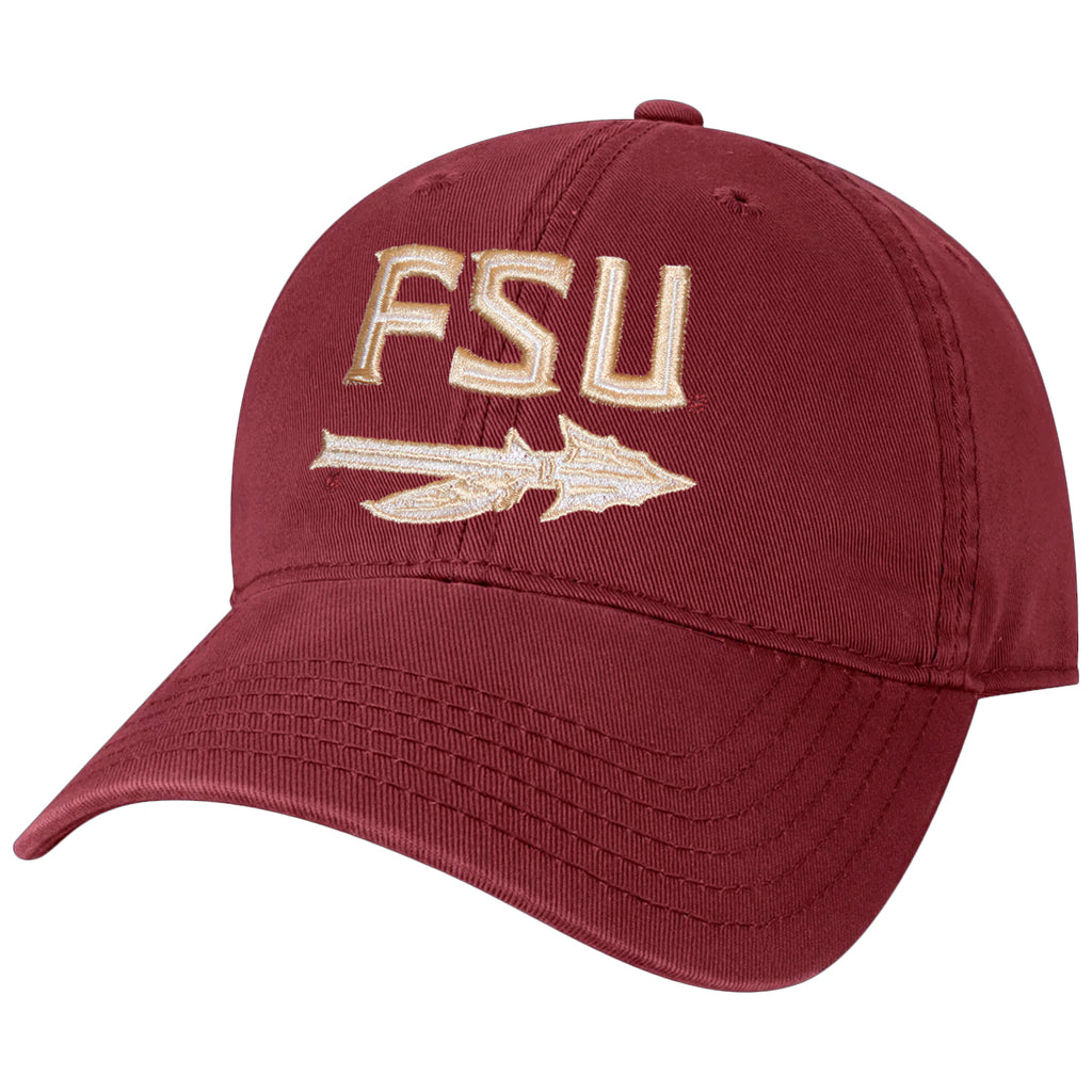Legacy Men's FSU Spear Adjustable Twill Hat - Garnet