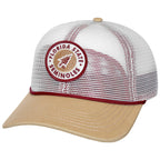 Legacy Men's Florida State Seminoles Arrowhead Patch Adjustable All Over Mesh Hat - White/Gold
