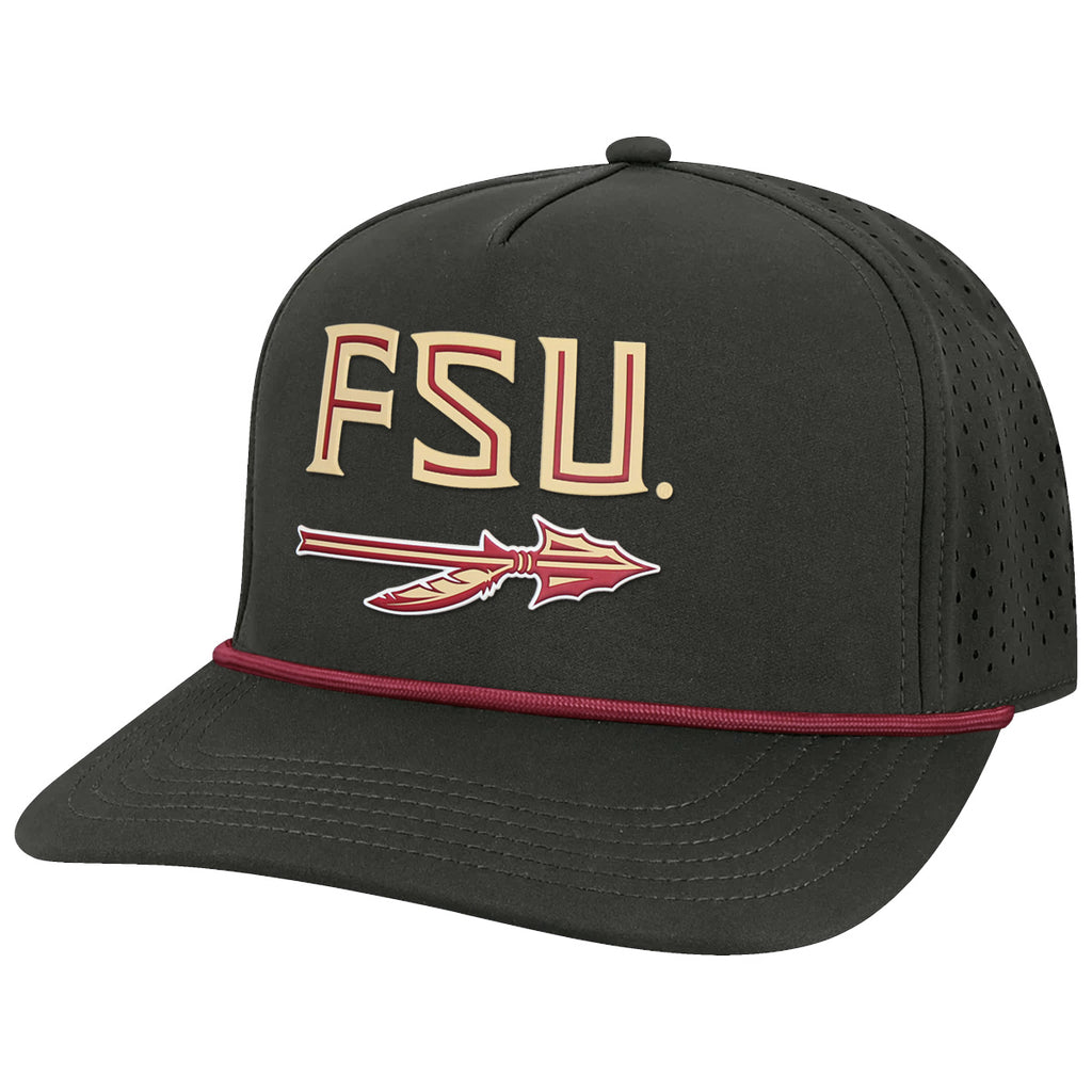 Legacy Men's FSU Spear Adjustable Mid Profile Hat - Black